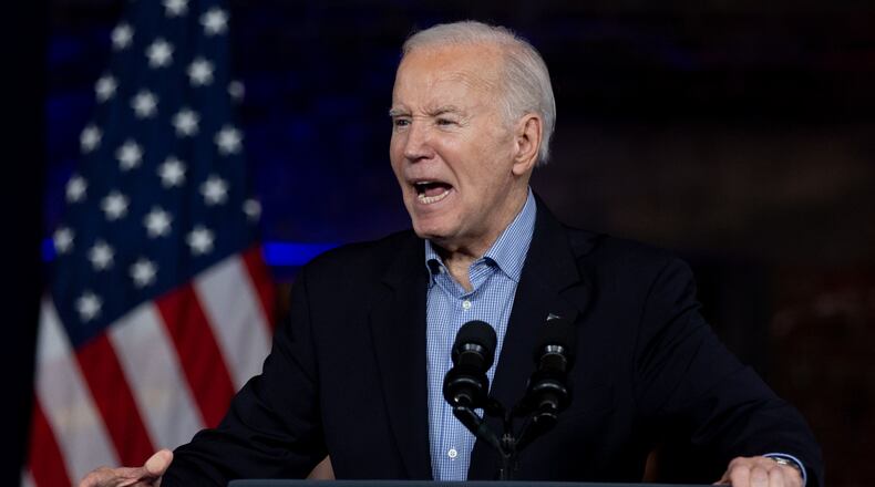 President Joe Biden will speak at Morehouse College's commencement on May 19. (Steve Schaefer steve.schaefer@ajc.com)