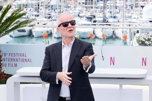 Festival director Thierry Fremaux poses for photographers prior to the Honorary Palme d'Or photo call at the 78th international film festival, Cannes, southern France, Tuesday, May 13, 2025. (Photo by Joel C Ryan/Invision/AP)