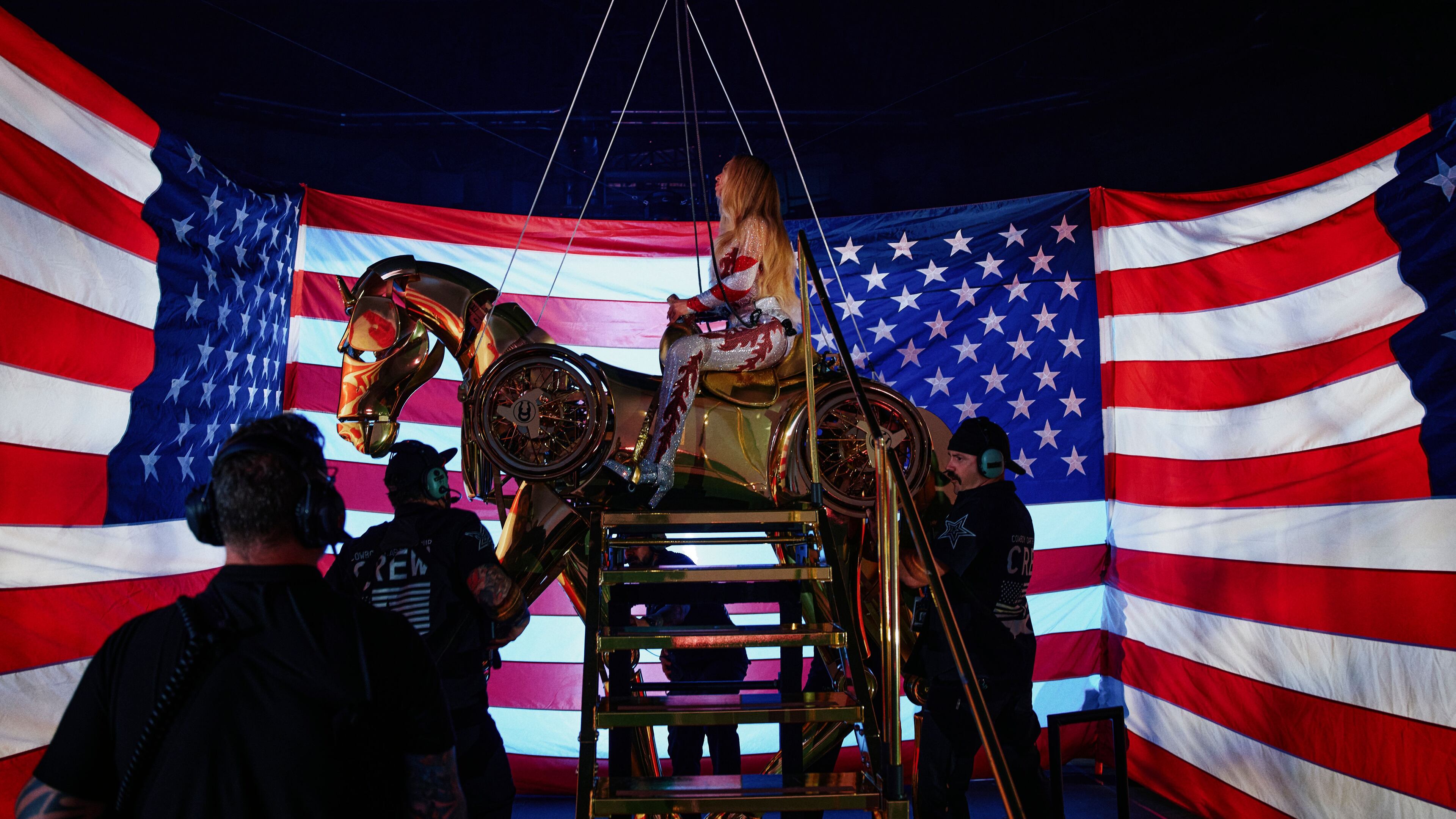Beyoncé opened up the first of four nights in Atlanta in front of an enthusiastic, capacity crowd who brought all the applause and screams for global superstar, Thursday, July 10, 2025 at Mercedes-Benz Stadium. (Julian Dakdouk)