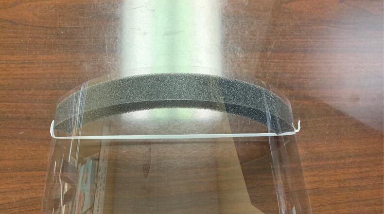 Georgia’s Department of Economic Development is surveying local companies that might be able to provide face shields and other urgent medical supplies. Courtesy GDED