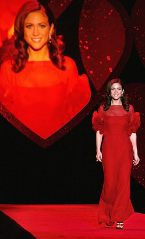 Celebrity Red Dress Runway Photos