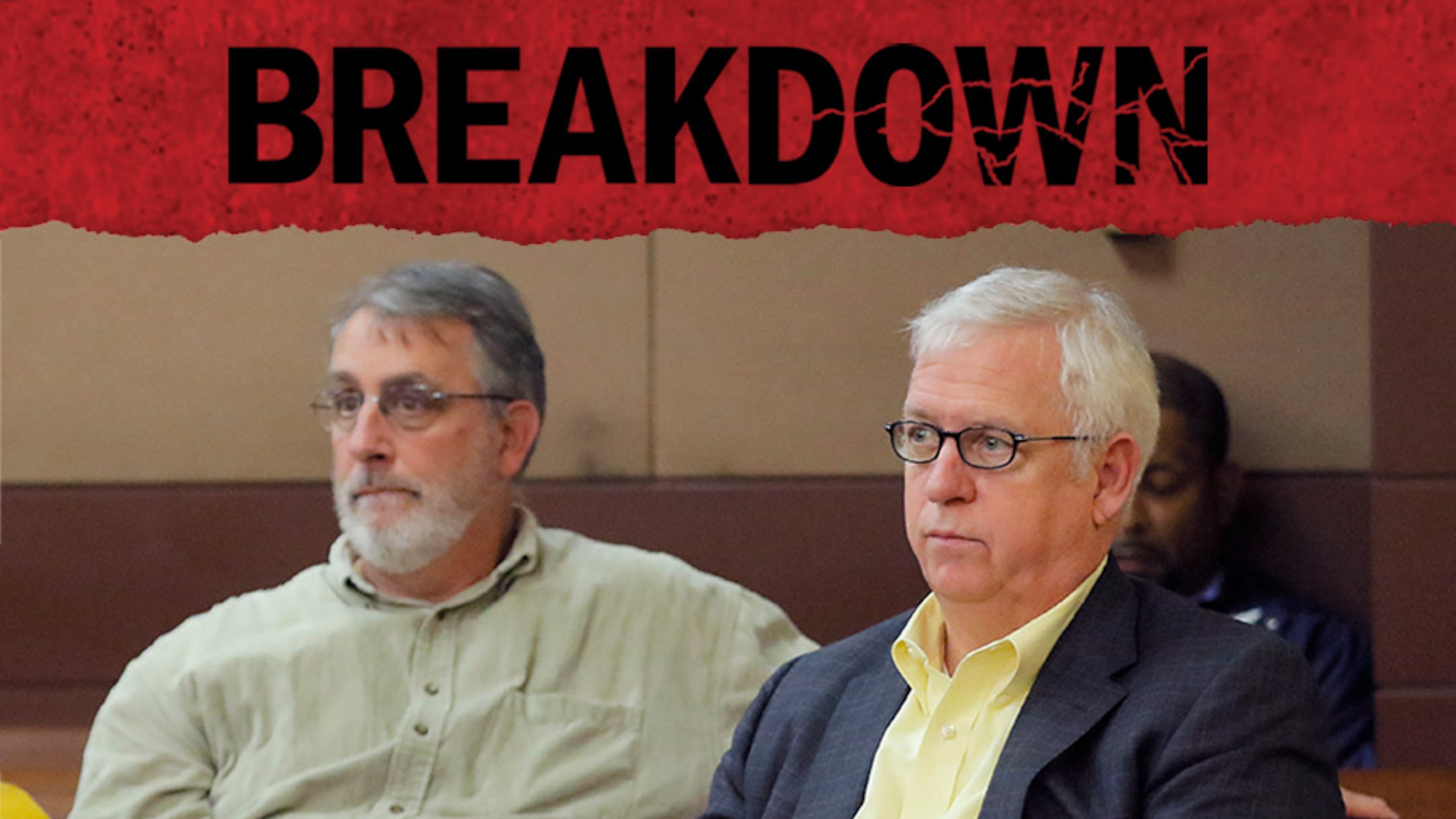 Bill Rankin (left) ended his career with a new kind of storytelling, hosting the AJC’s award-winning podcast “Breakdown.” Kevin Riley, the paper’s former editor-in-chief, joined as co-host for Season 6. (Bob Andres/AJC)