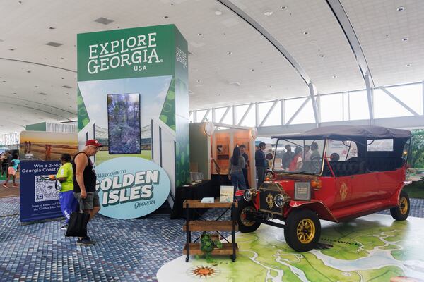 The Explore Georgia expo is held at the Georgia World Congress Center in Atlanta on Wednesday, July 15, 2026. (Estela Muñoz/AJC) 