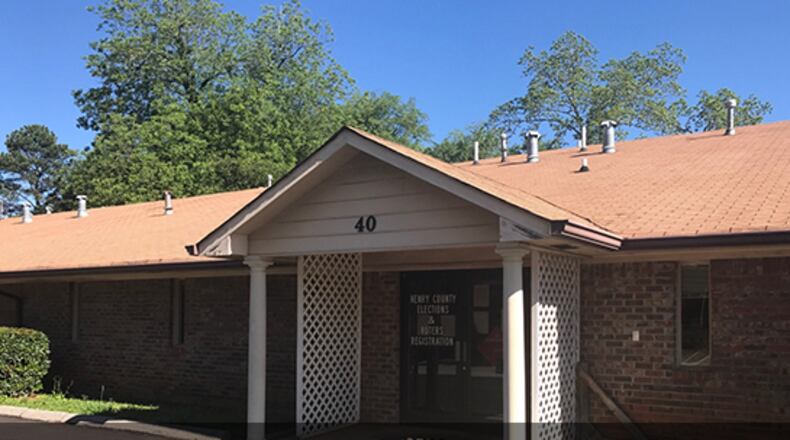 Henry County’s elections headquarters.