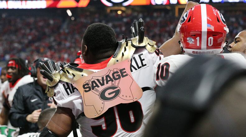 DaQuan Hawkins-Muckle after his big block.