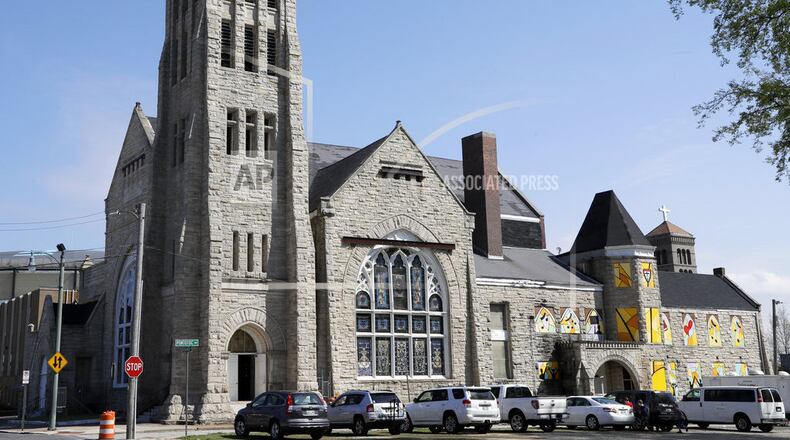 FILE - This March 26, 2017, file photo, shows the Clayborn Temple in Memphis, Tenn. Resurrection has begun of the historic church that was the home base for the sanitation workers strike that brought civil rights leader Martin Luther King. Jr. to Memphis. It was the starting point for a March 28, 1968 march led by King in support of the workers, a rally that turned violent when police and protesters clashed. Travelers will find a variety of events and sites in Memphis and elsewhere honoring King's legacy on the 50th anniversary of his death. (AP Photo/Mark Humphrey, File)