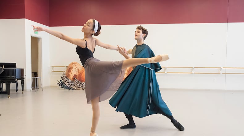 Rehearsals of Atlanta Ballet's production of The Nutcracker photographed at Atlanta BAllet's midtown studios.
