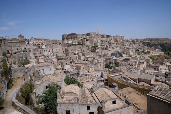 FILE - A view of Matera, Italy, appears on June 29, 2021. (AP Photo/Antonio Calanni, File)
