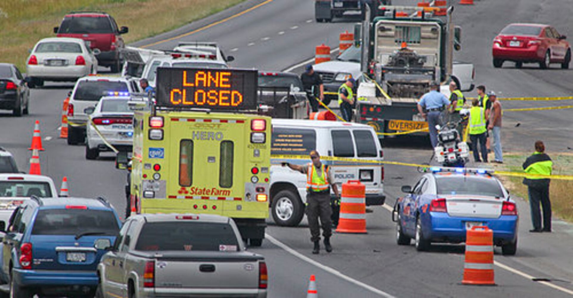 Worker struck by hit-and-run driver