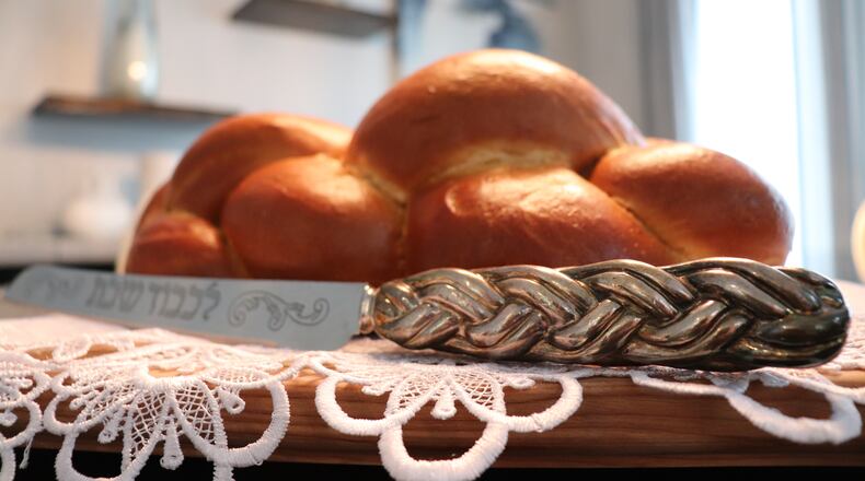 Fresh baked challah prepared by Chamblee-based baker Eli Kikov and his son Aviam. Courtesy of Farmers & Fishermen Purveyors