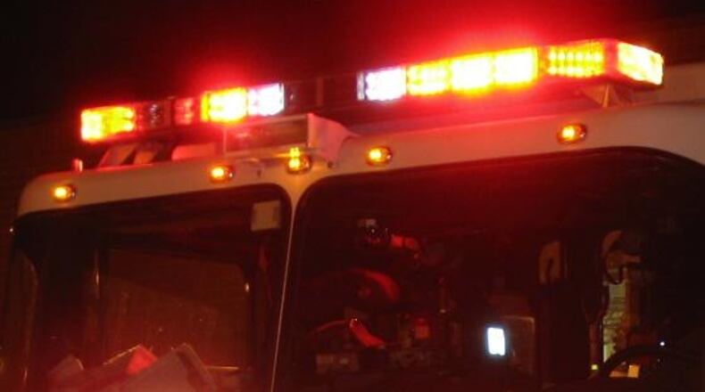 Fire crews at the scene saw heavy smoke coming from the building.