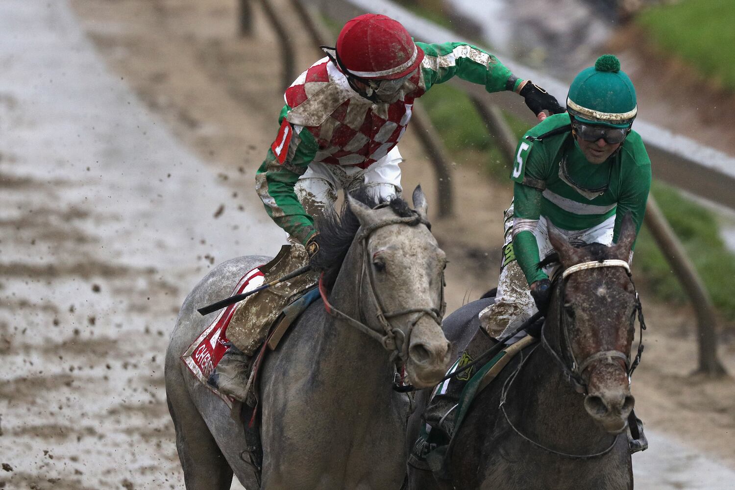 exaggerator wins preakness