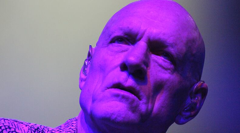Midnight Oil's distinctive frontman, Peter Garrett. Photo: Melissa Ruggieri/AJC
