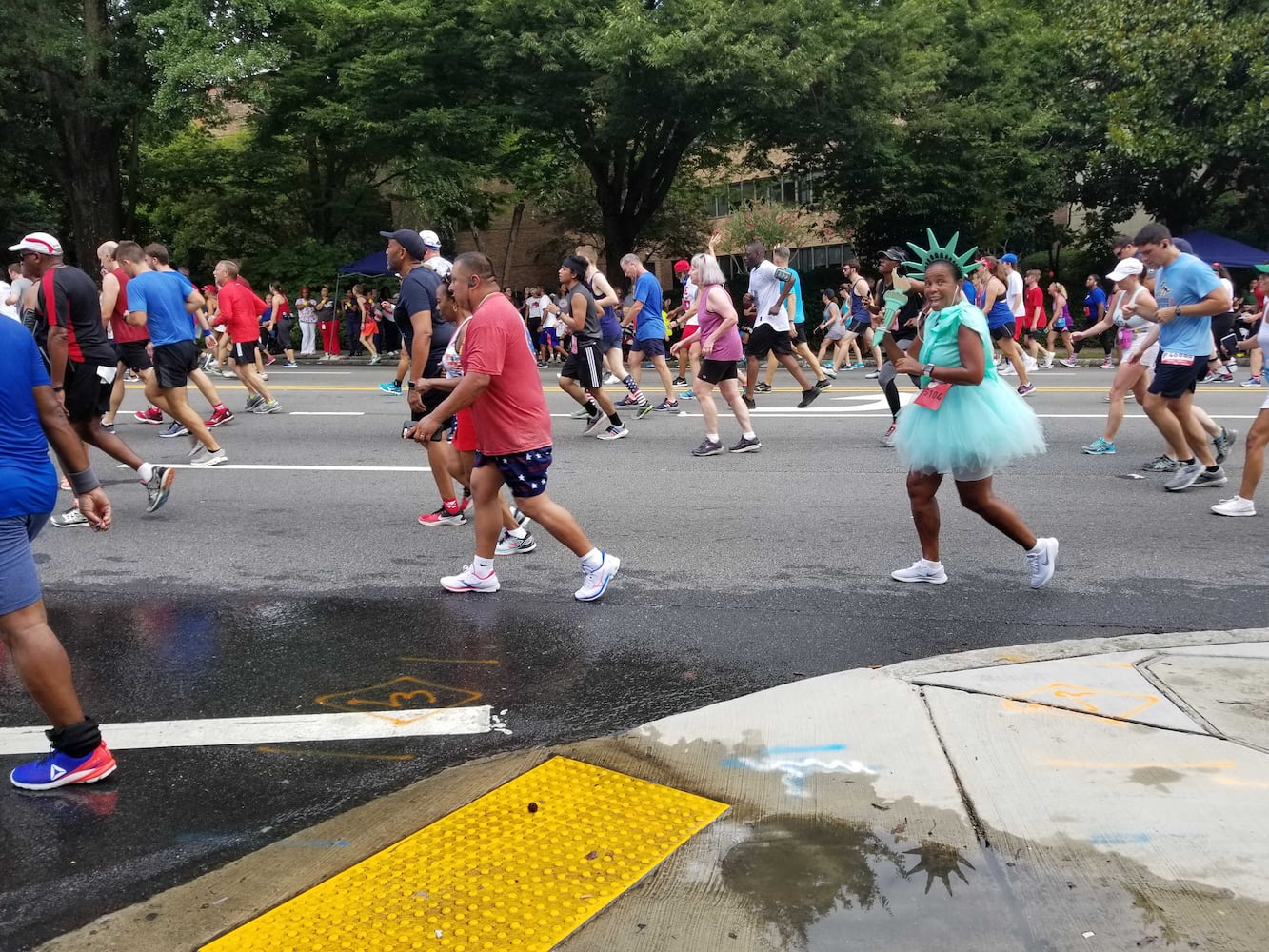 See the most interesting costumes from the 50th running AJC Peachtree Road Race