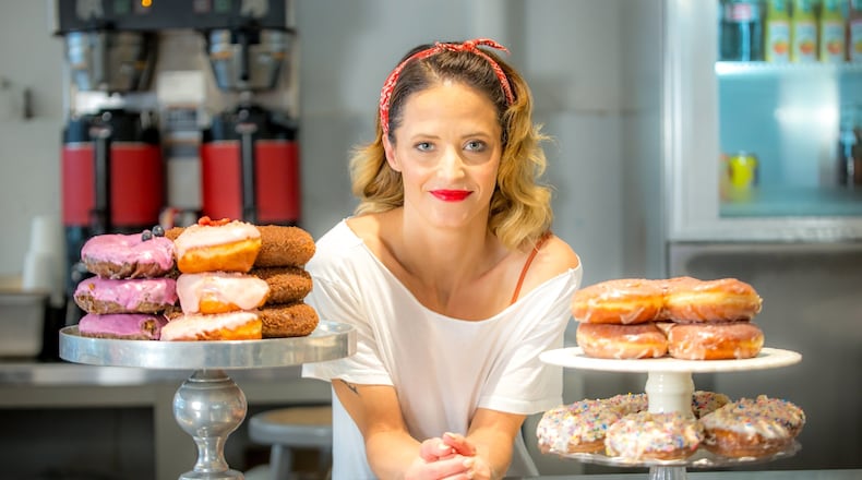 Anna Gatti is the classically trained pastry chef who brings her skills to bear on the workaday doughnut at her Doughnut Dollies shops. CONTRIBUTED BY LOREN HEINLE