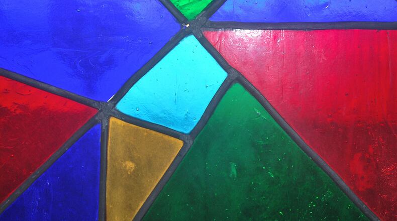 A man named Glass is accused of smashing stained-glass windows at a church in Bridgeton, New Jersey.