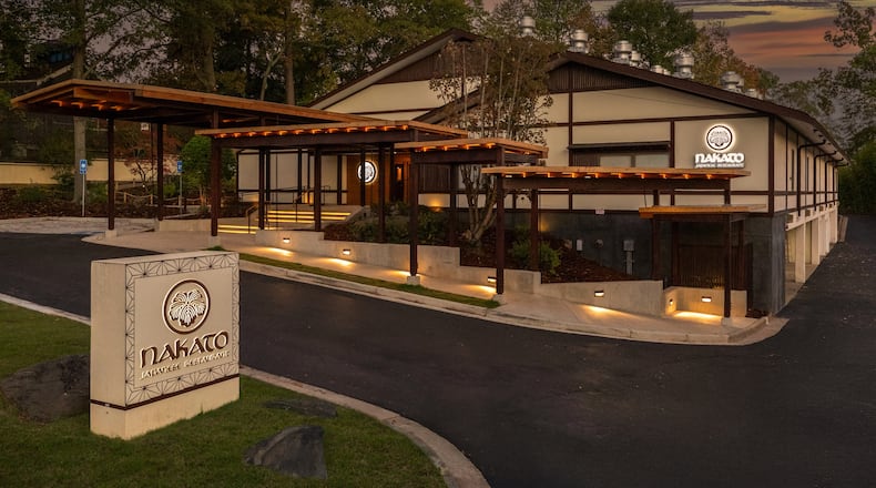 During Nakato's extensive remodel, the front entrance was refreshed. (Courtesy of Nakato)