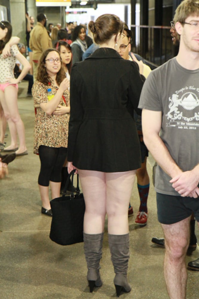 No Pants Subway Ride Atlanta 2013