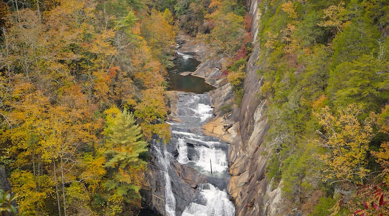 Tallulah Falls at Tallulah Gorge State Park.