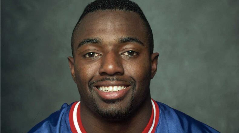 FILE PHOTO: New York Giants running back Rodney Hampton, shown in this 1995 file photo. (AP Photo/HO/Jerry Pinkus)