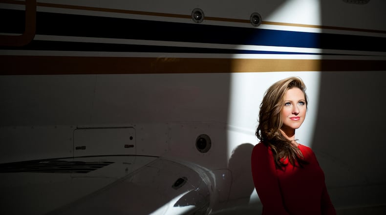 Amelia Rose Earhart she is inspired by her name to make this expedition. She leaves California today in a single-engine Pilatus PC-12 NG.