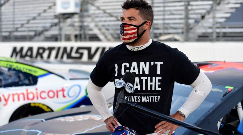 Atlantans shared their personal take on race and inclusiveness, Tuesday, in a virtual conversation on social justice that included NASCAR driver Bubba Wallace and people living around the U.S.