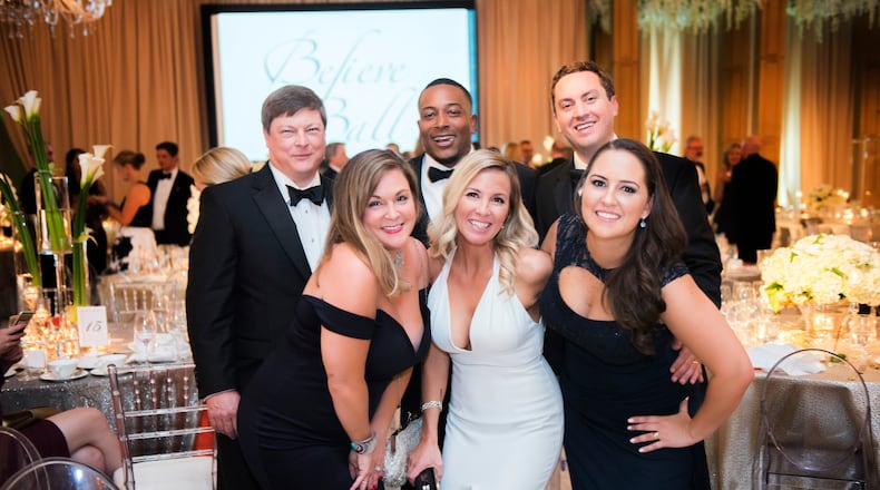 Three families who lost children to cancer united to raise funds for research. Pictured left to right: Steve Paris, Mandi Paris, Travis Thompson, Anna Thompson, Joe Depa and Erika Depa.