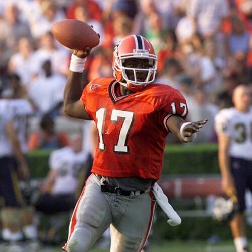 Quincy Carter, who was highly recruited out of Southwest DeKalb, will be one of several former Georgia players who are GHSA head coaches. (Renee Hannans Henry/AJC file)