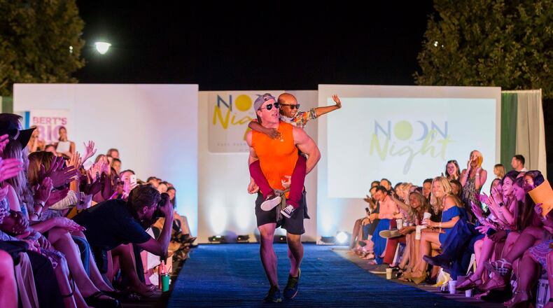 John Stupka, founder of Blue Med Center, gives William Davis a fashionable ride during last year's show. HANDOUT