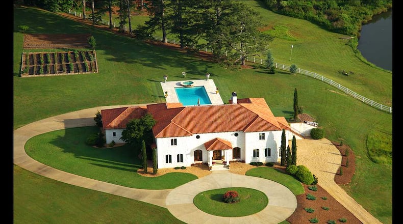 The home at 683 Tarpley Road in Kennesaw is selling for $2.7 million.