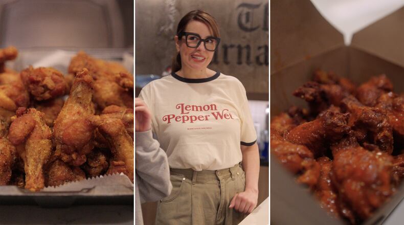 The AJC’s Monti Carlo leads a taste test of Atlanta’s best lemon pepper chicken wings. (AJC)
