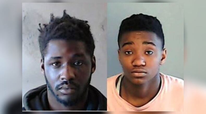 Joshua Bryant (left), Tiffany Swanson