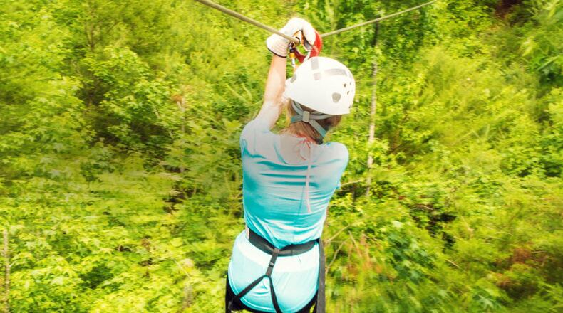 Feel the thrill of Unicoi State Park's newest zip line.