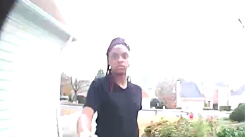 Duluth police are looking for a pregnant woman (pictured) and another suspect in connection with a package theft and home burglary.