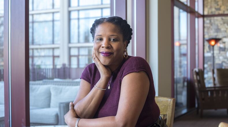 Tayari Jones’ new book was inspired by a conversation she overheard at Lenox Mall. ALYSSA POINTER/ALYSSA.POINTER@AJC.COM