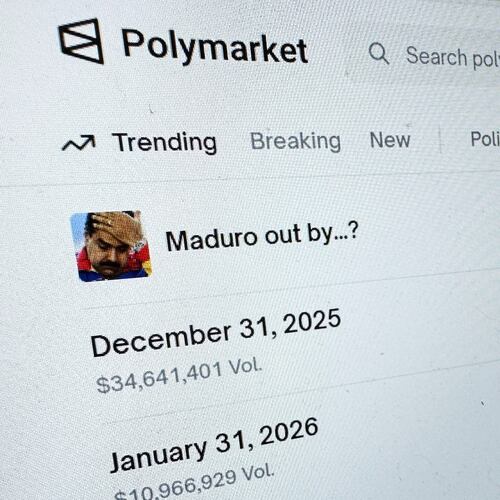 FILE - The Polymarket prediction market website is displayed on a computer screen, Jan. 11, 2026, in New York. (AP Photo/Wyatte Grantham-Philips, File)