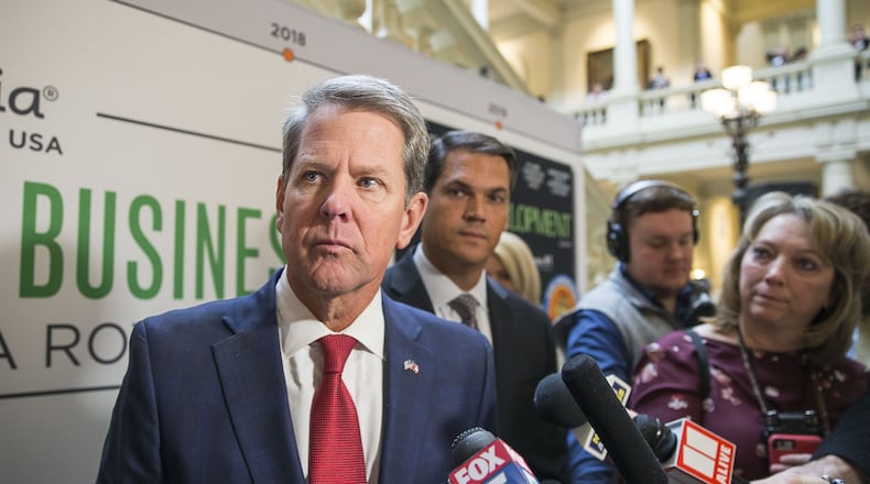Gov. Brian Kemp is expected to name businesswoman Kelly Loeffler as his choice to fill the U.S. Senate seat that Johnny Isakson is vacating at the end of the year. The governor has scheduled an announcement for 10 a.m. Wednesday. (Alyssa Pointer/Atlanta Journal Constitution)