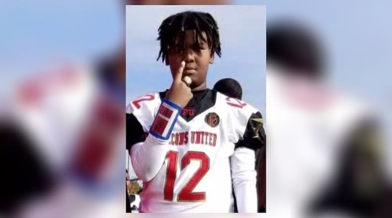 Tyrell Sims was killed in a drive-by shooting on Bell Avenue in East Point.