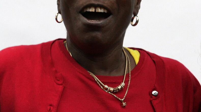 Afeni Shakur in Atlanta in 2011. Photo: AP