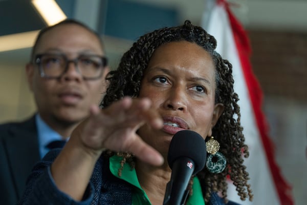 District of Columbia Mayor Muriel Bowser has praised the Guard troops for helping lead to “an extreme reduction in carjackings” and a decrease in gun-related crimes. (Manuel Balce Ceneta/AP)