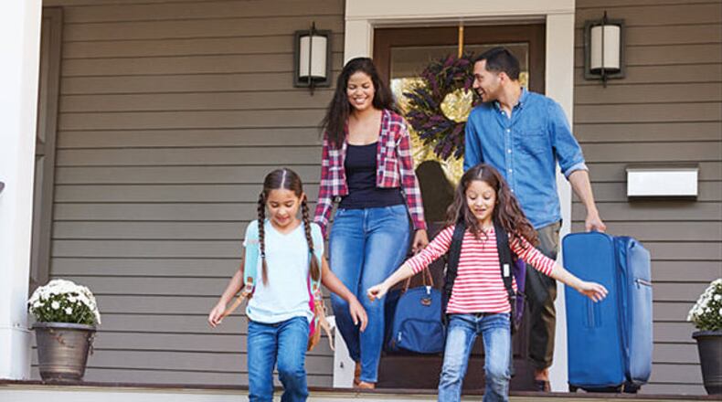 When registered with the Alpharetta Vacation Watch Program, police officers will periodically stop by your residence and check windows and doors to make sure your home remains safe. (Courtesy City of Alpharetta)