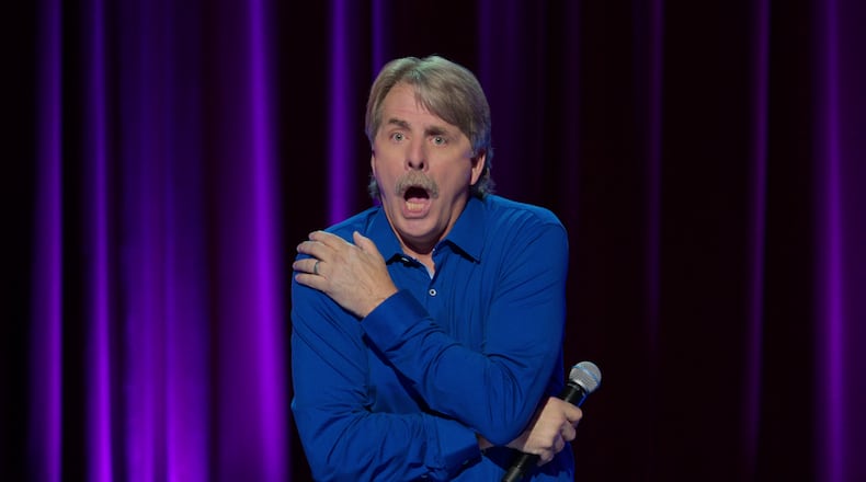 Jeff Foxworthy, shown here in his solo stand-up special “The Good Old Days,” is taping his final TV special. The Brookhaven resident says he’s making this one different, and will be pulling open the curtain behind the process. (Courtesy of Netflix 2022)