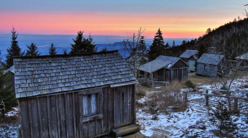 LeConte Lodge inside Great Smoky Mountains National Park is so high in elevation that it receives dustings of snow in late spring.
Courtesy of LeConte Lodge/Stokely Hospitality
