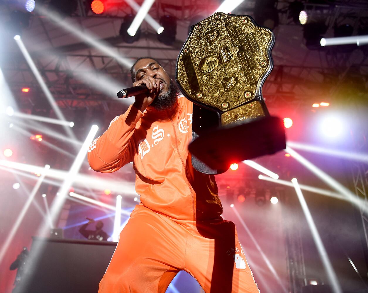 Photos: Super Bowl Live off to lively start