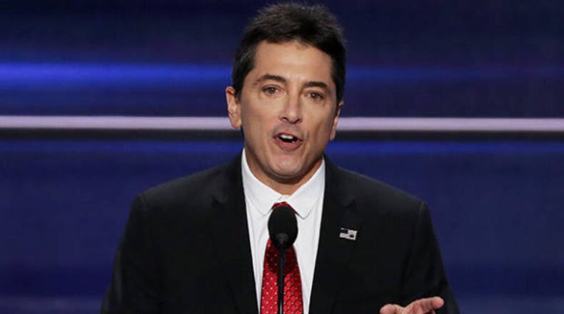 Actor Scott Baio speaking at the Republican National Convention. Photo: Alex Wong/Getty Images