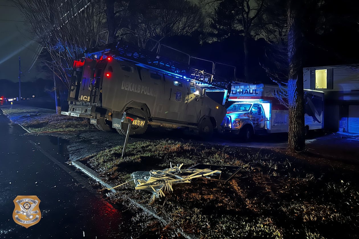 An incident that began as an eviction order Wednesday, Jan. 21, 2026, ended as a fatal shooting involving DeKalb County law enforcement Thursday. (Courtesy of GBI)