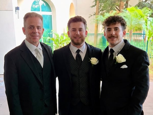 Steve Krause (left) pictured with his sons. (Courtesy of Steve Krause)