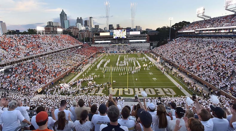Bobby Dodd Stadium will host professional soccer in 2017. HYOSUB SHIN / HSHIN@AJC.COM