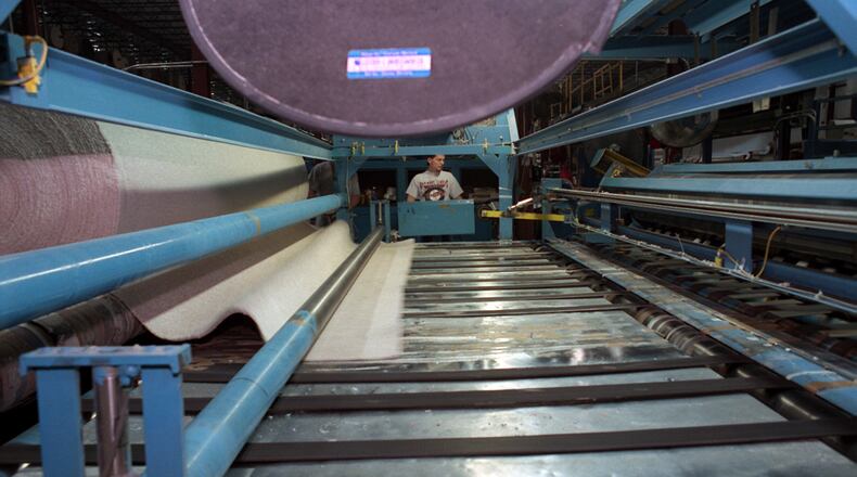 Calhoun-based Mohawk Industries' current brands include Mohawk, American Olean, Daltile, Durkan, Eliane, Feltex, Godfrey Hirst, IVC, Karastan, Marazzi, Mohawk, Mohawk Group, Pergo, Quick-Step and Unilin