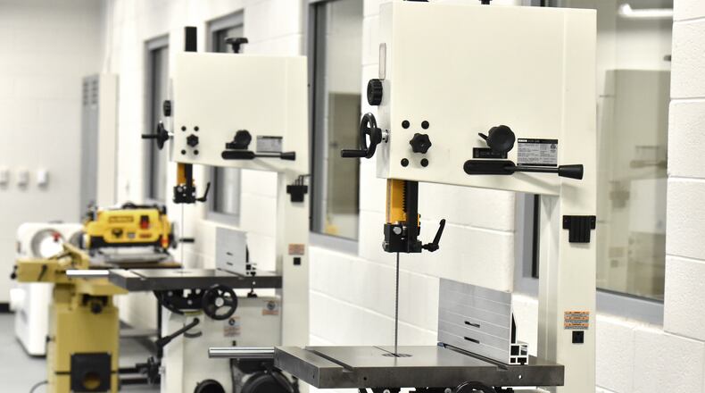 Norcross - Interior of Engineering and Technology Lab at Paul Duke STEM High School on Thursday, July 19, 2018.